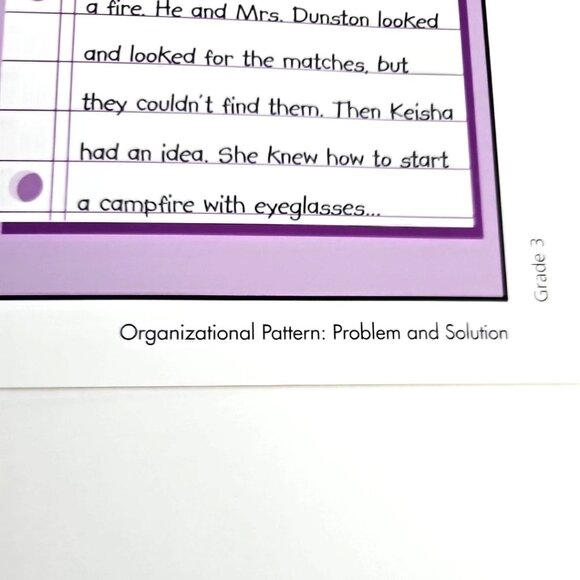 2 Rigby Literacy by Design: Writing(6) & Comprehension(3) Bridge Cards Grade 3 - Picture 5 of 6